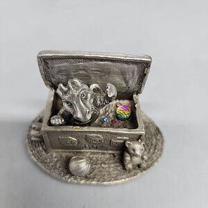 Gallo Toy Box Dragon (Can I come out and play?) E. Vincent Pewter 1988